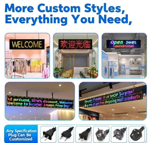 Waterproof red display screen|Monochrome、Outdoor、Scrollable