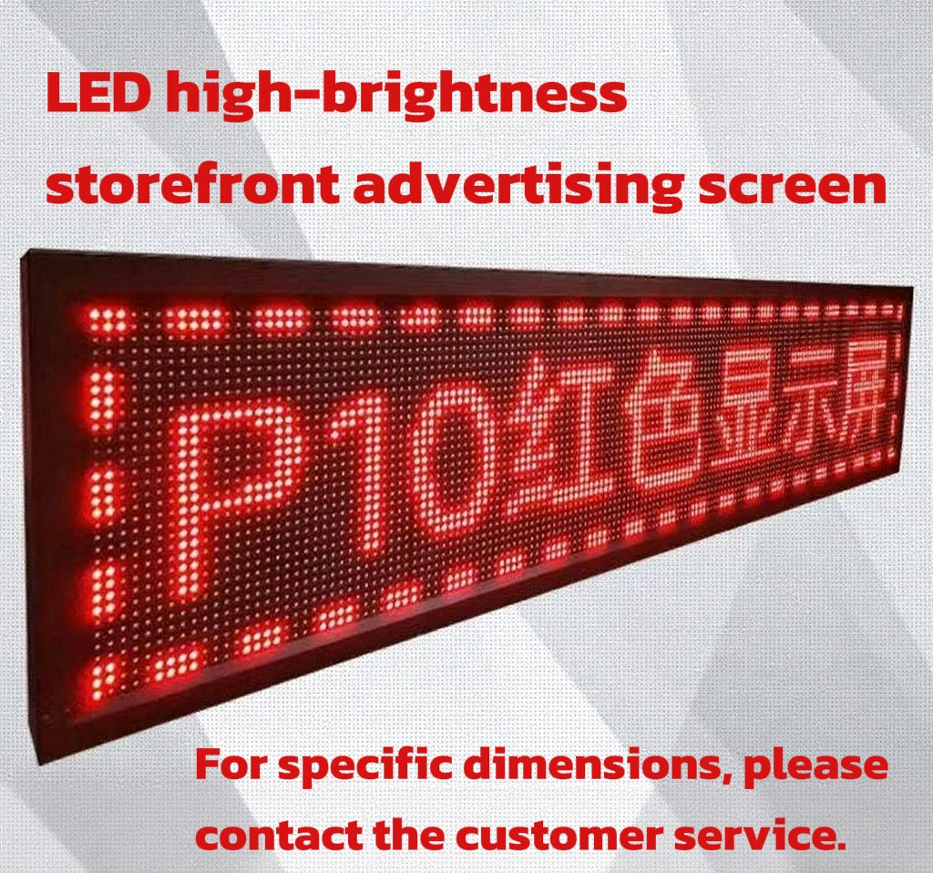 Waterproof red display screen|Monochrome、Outdoor、Scrollable
