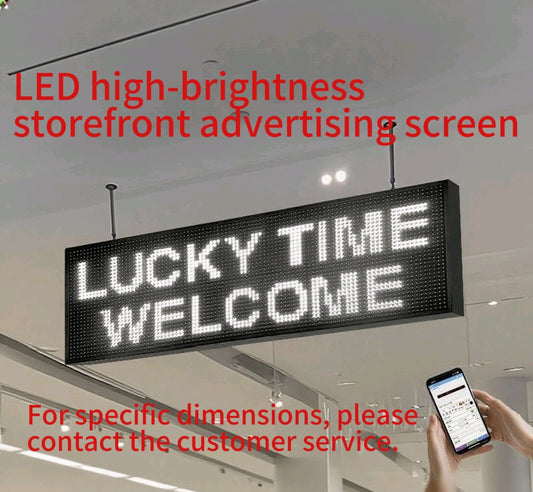 Waterproof white display screen|Monochrome、Outdoor、Scrollable